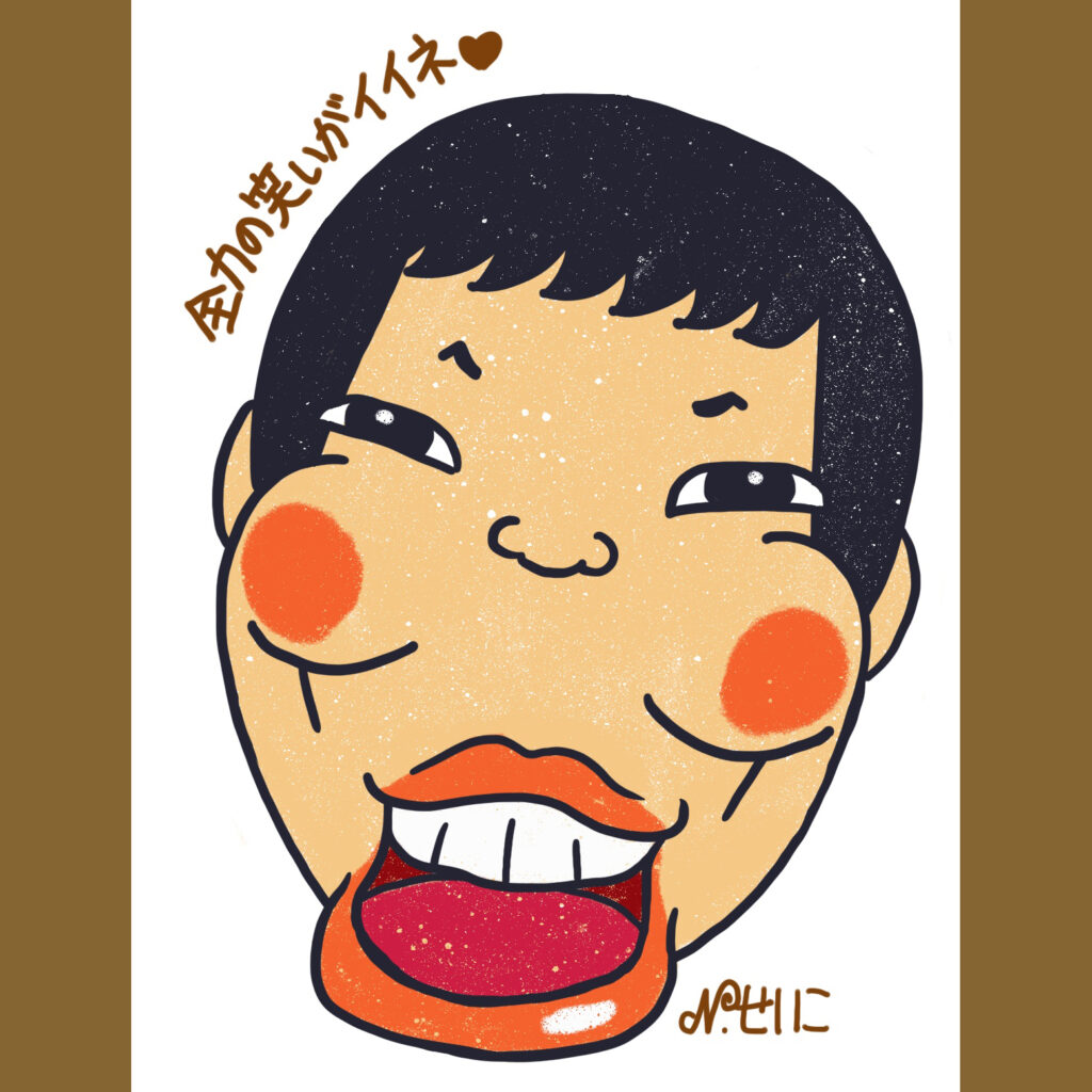 今田耕司さん似顔絵