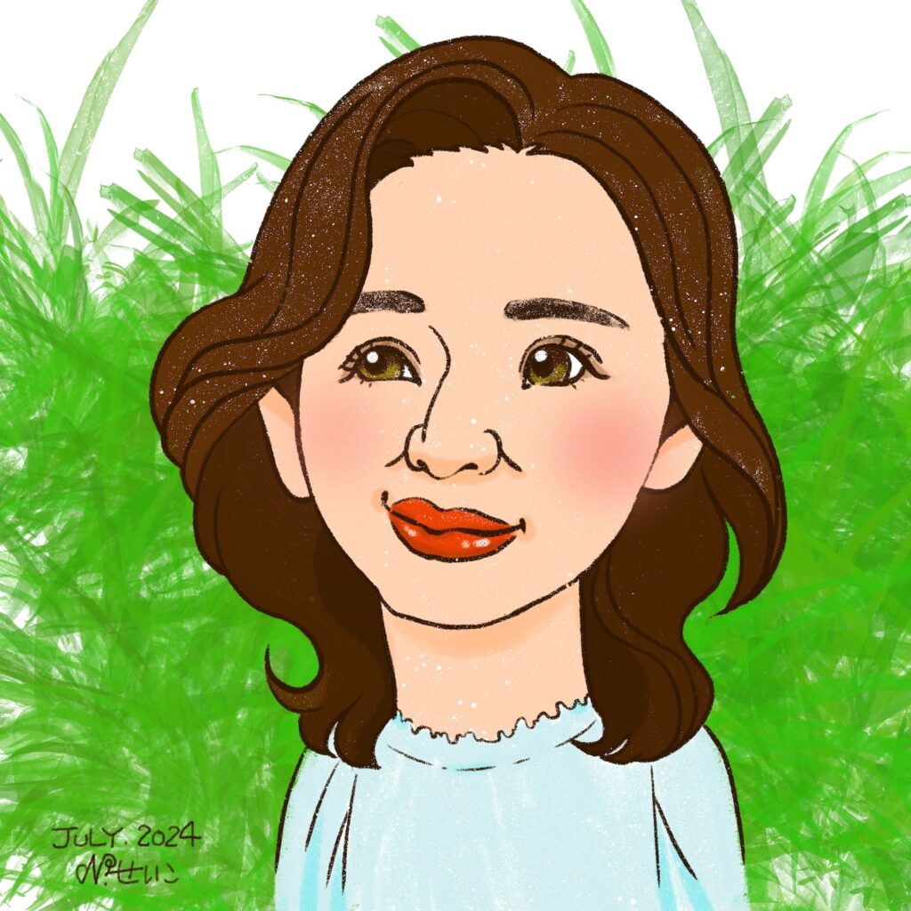 膳場貴子さん似顔絵