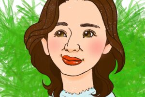 膳場貴子さん似顔絵