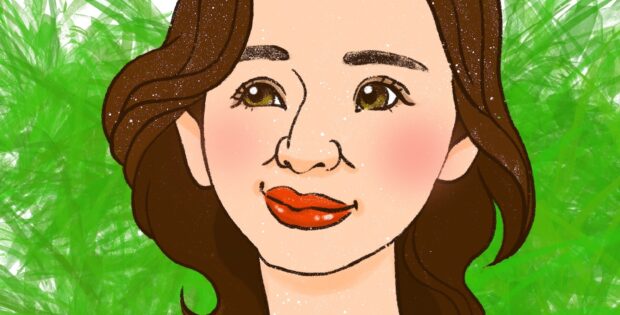 膳場貴子さん似顔絵