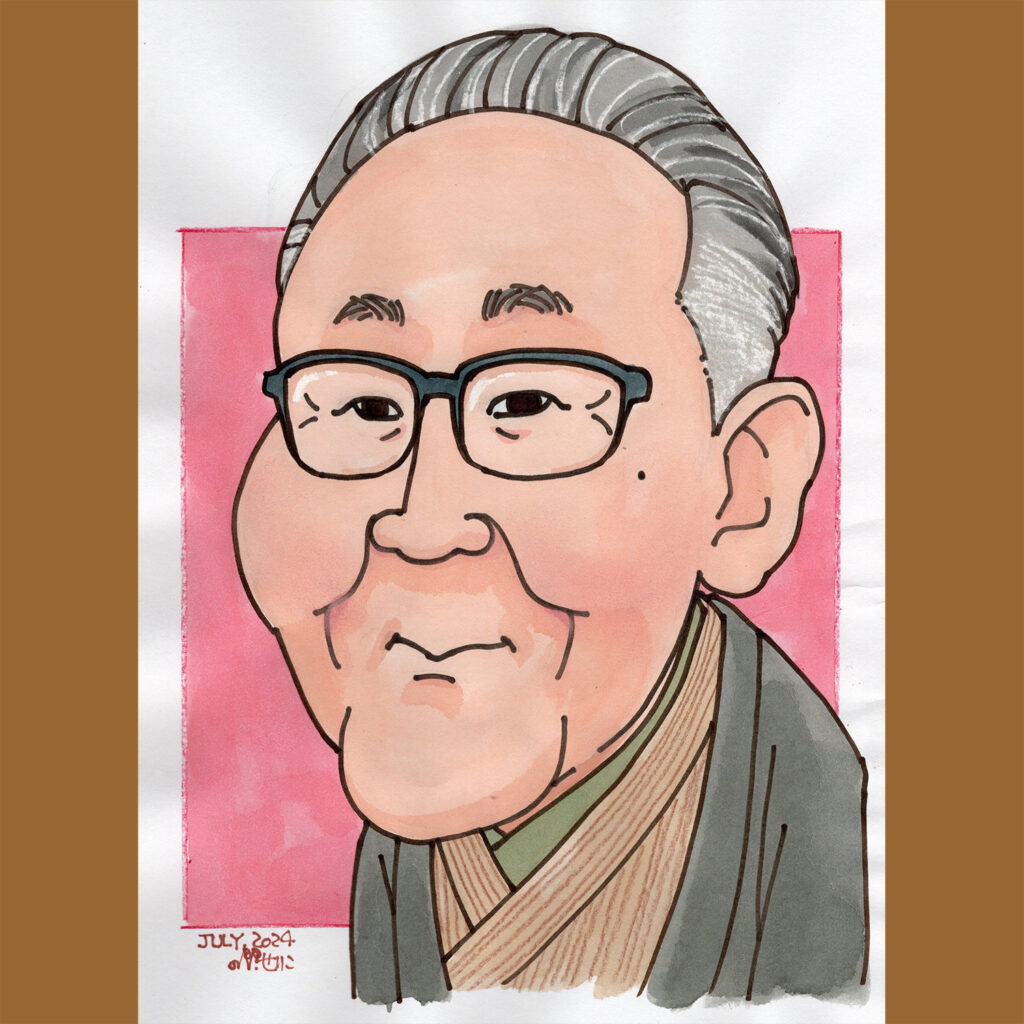 林家正蔵さん似顔絵