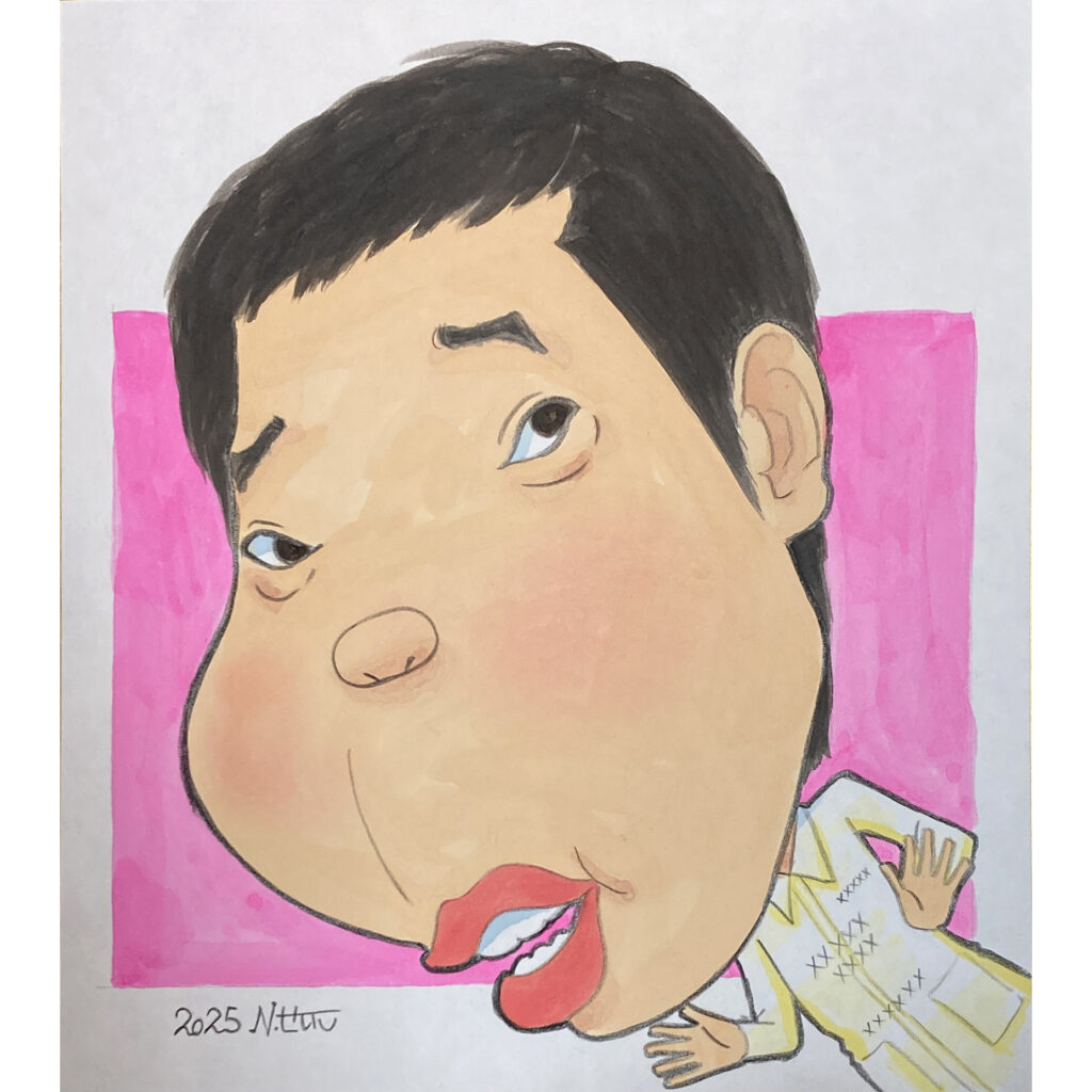 今田耕司さん似顔絵