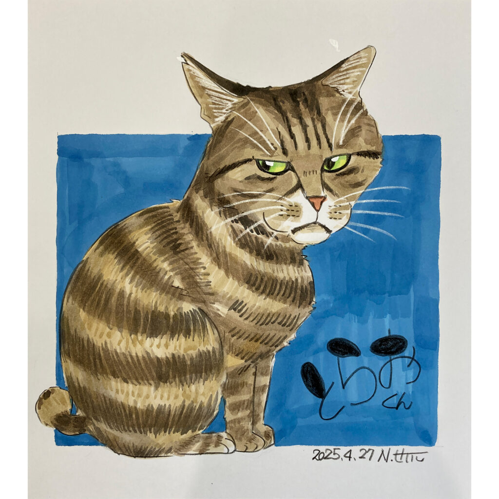ニャンコ似顔絵