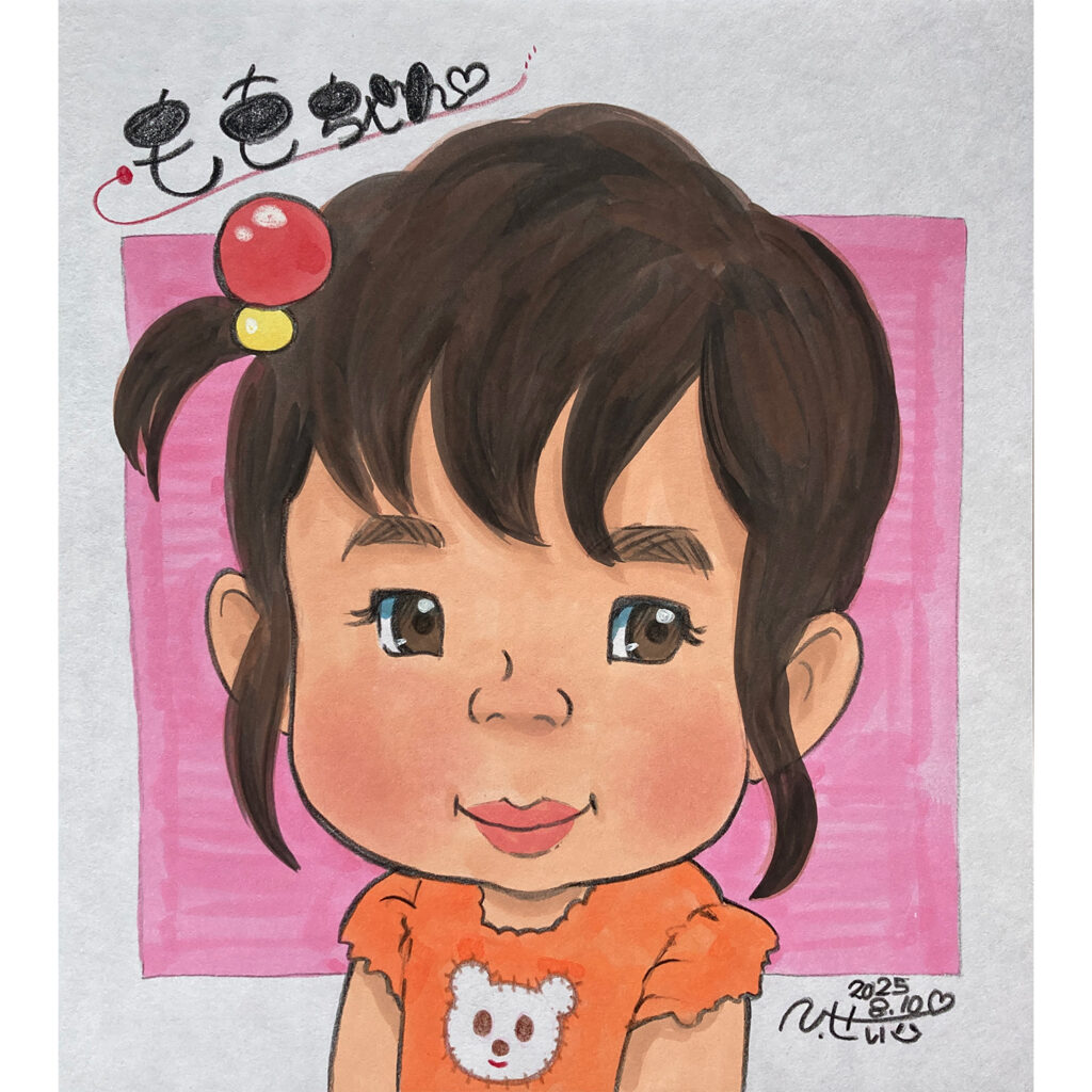 お子さん似顔絵