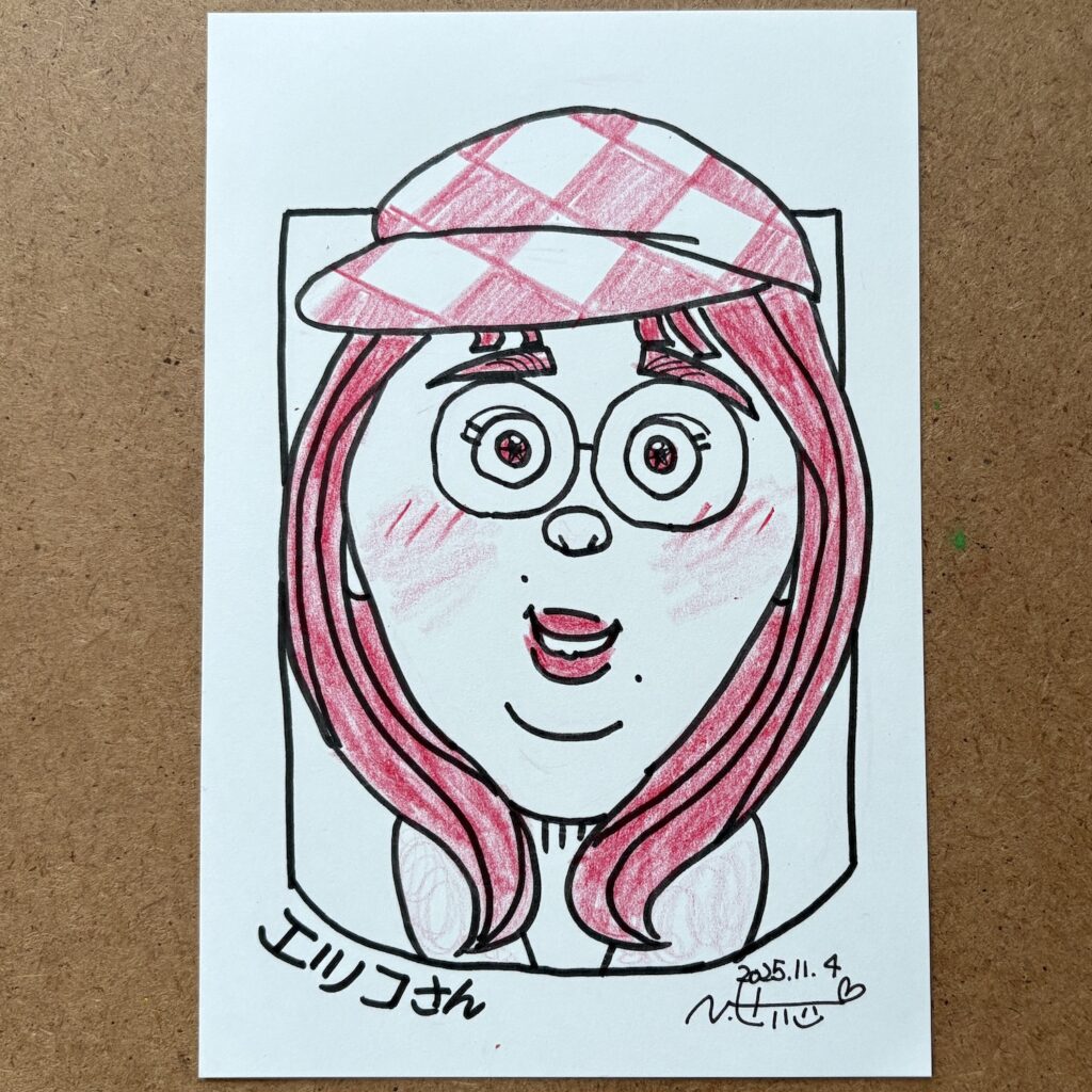 エツコさん似顔絵