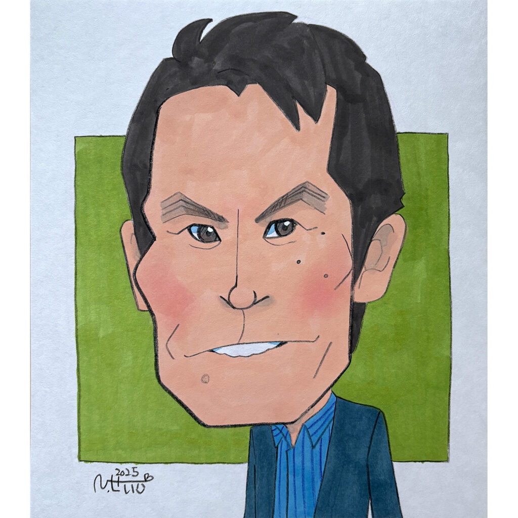 内野聖陽さん似顔絵