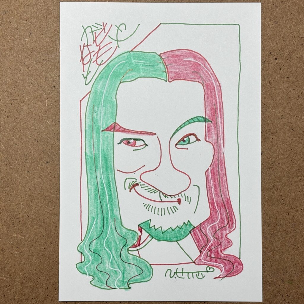 長瀬智也さん似顔絵