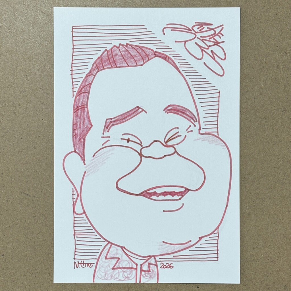 出川哲朗さん似顔絵