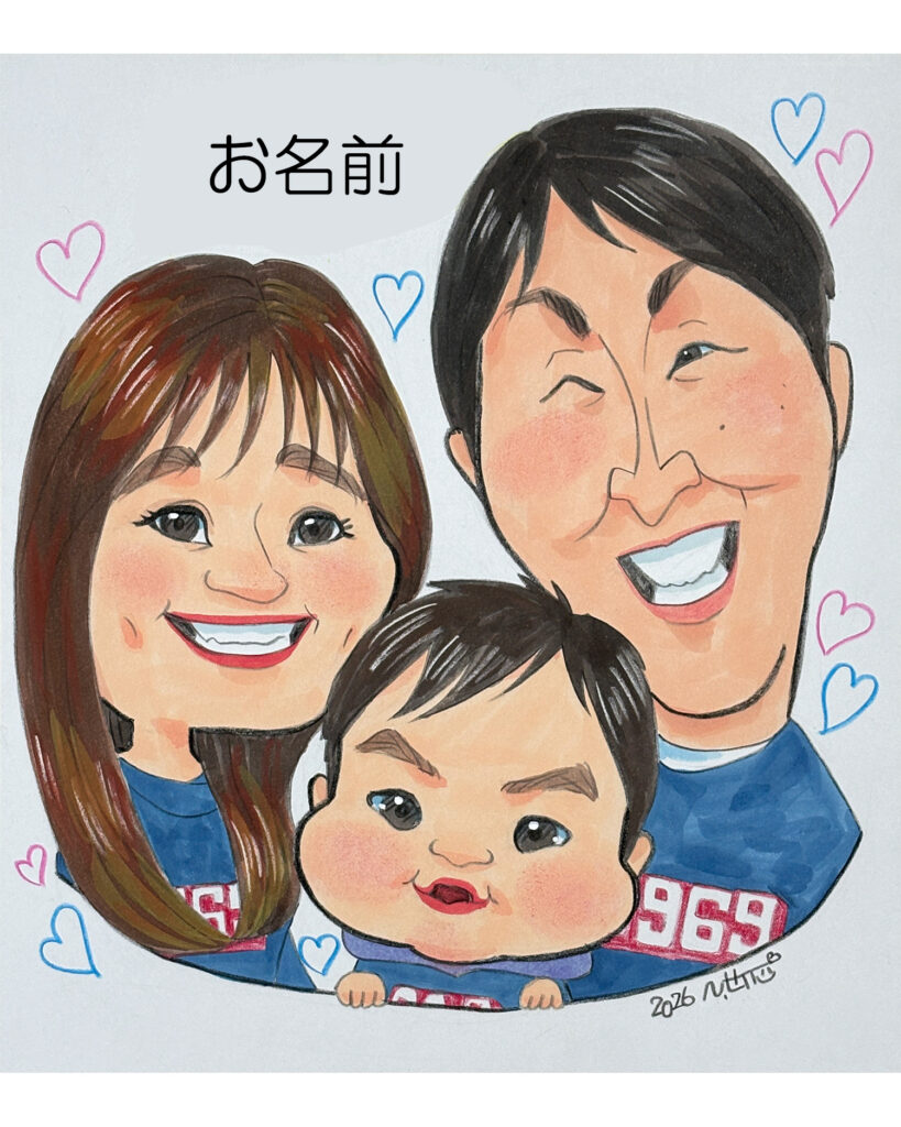 似顔絵サンプル