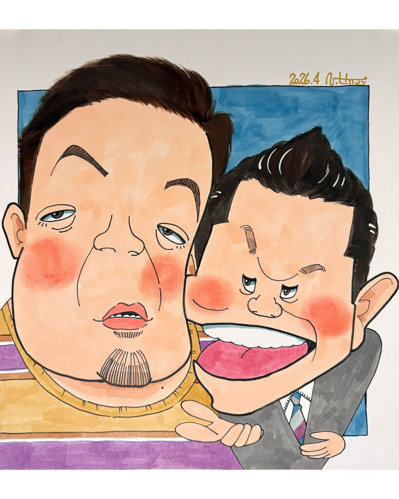 ダイアンさん似顔絵