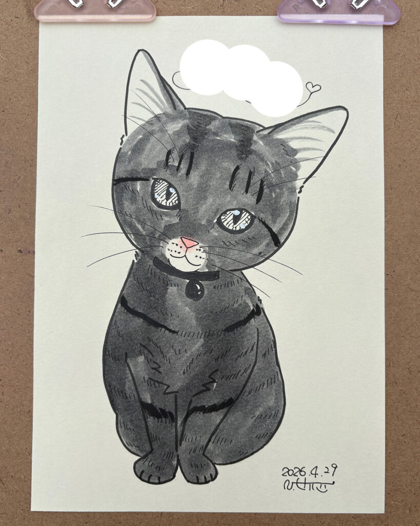 ニャンコ似顔絵