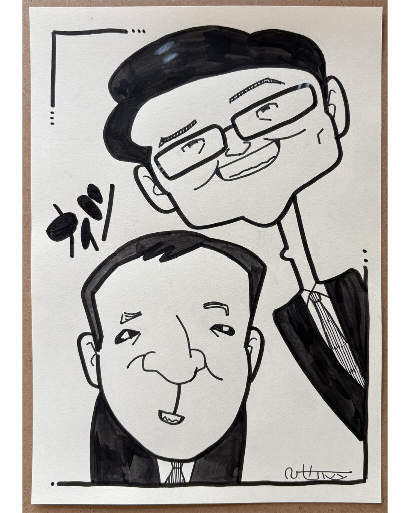 ナイツ似顔絵