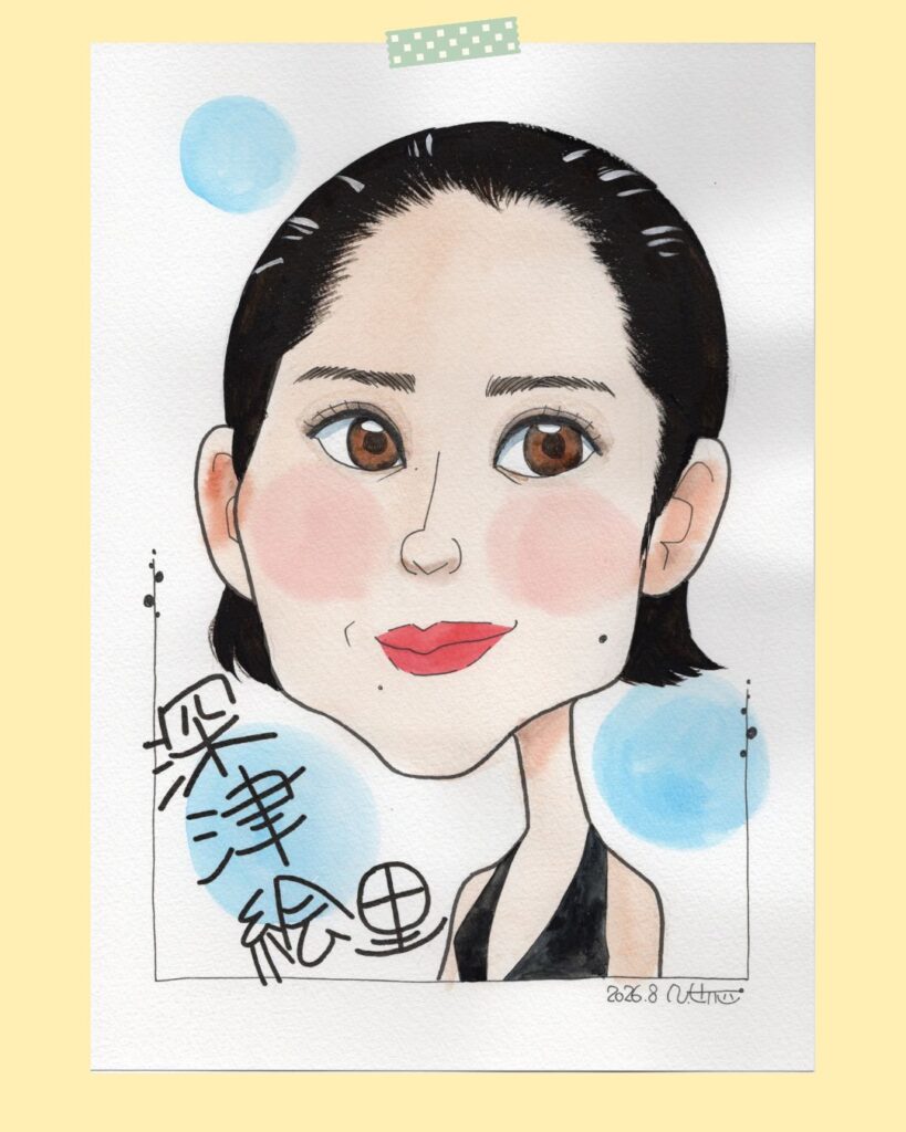 深津絵里似顔絵