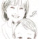 親子似顔絵練習