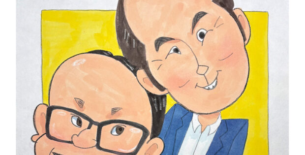 トレンディエンジェルさん似顔絵