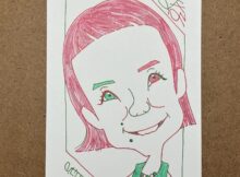 はなさん似顔絵