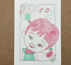 村形ののかちゃん似顔絵
