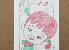 村形ののかちゃん似顔絵