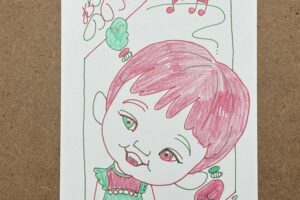 村形ののかちゃん似顔絵