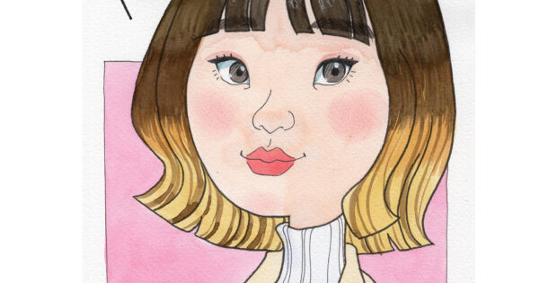 キムダミさん似顔絵