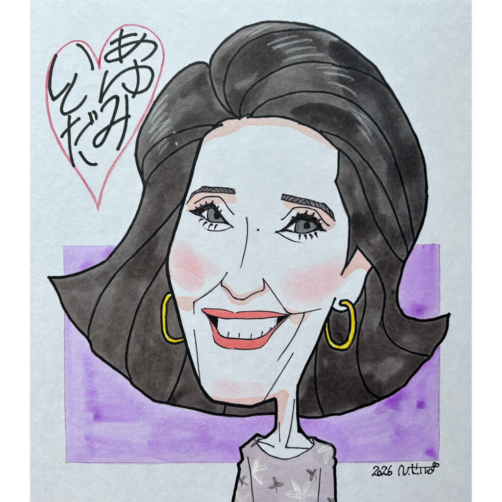 いしだあゆみさん似顔絵