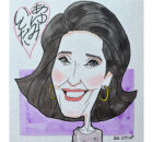 いしだあゆみさん似顔絵