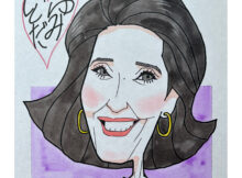 いしだあゆみさん似顔絵