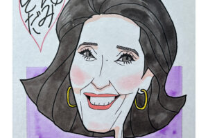 いしだあゆみさん似顔絵
