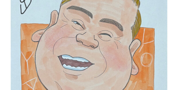 出川哲朗さん似顔絵