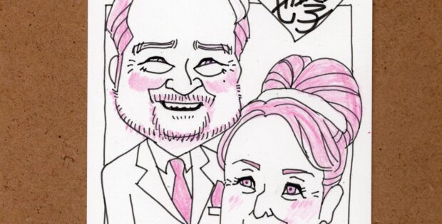 五大路子さん似顔絵