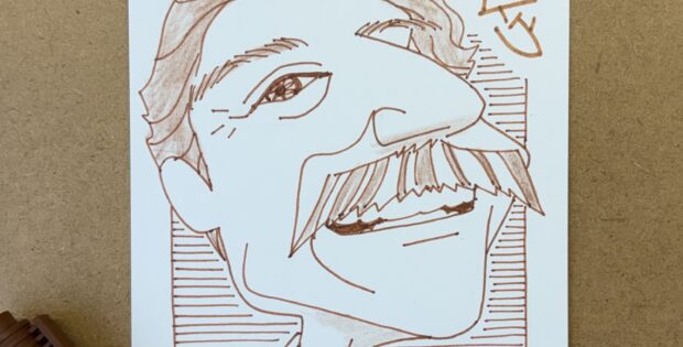 トミーバストウさん似顔絵