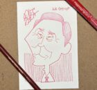 松重豊さん似顔絵