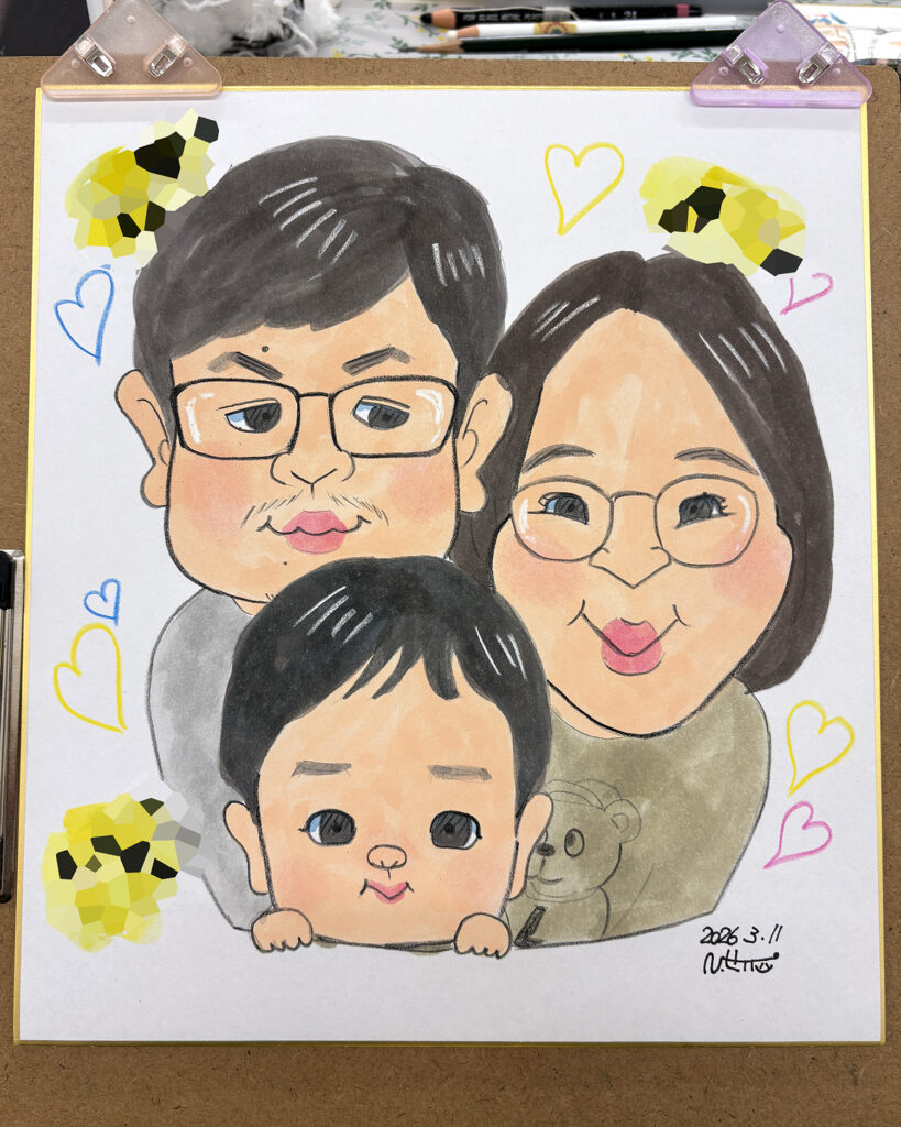 イベント似顔絵