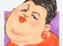 マツコデラックス似顔絵