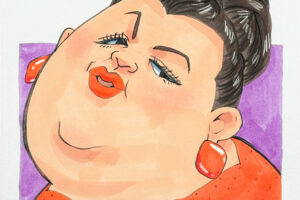 マツコデラックス似顔絵