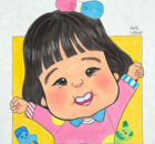 スイちゃん似顔絵