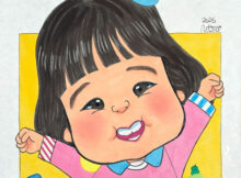 スイちゃん似顔絵