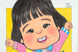 スイちゃん似顔絵