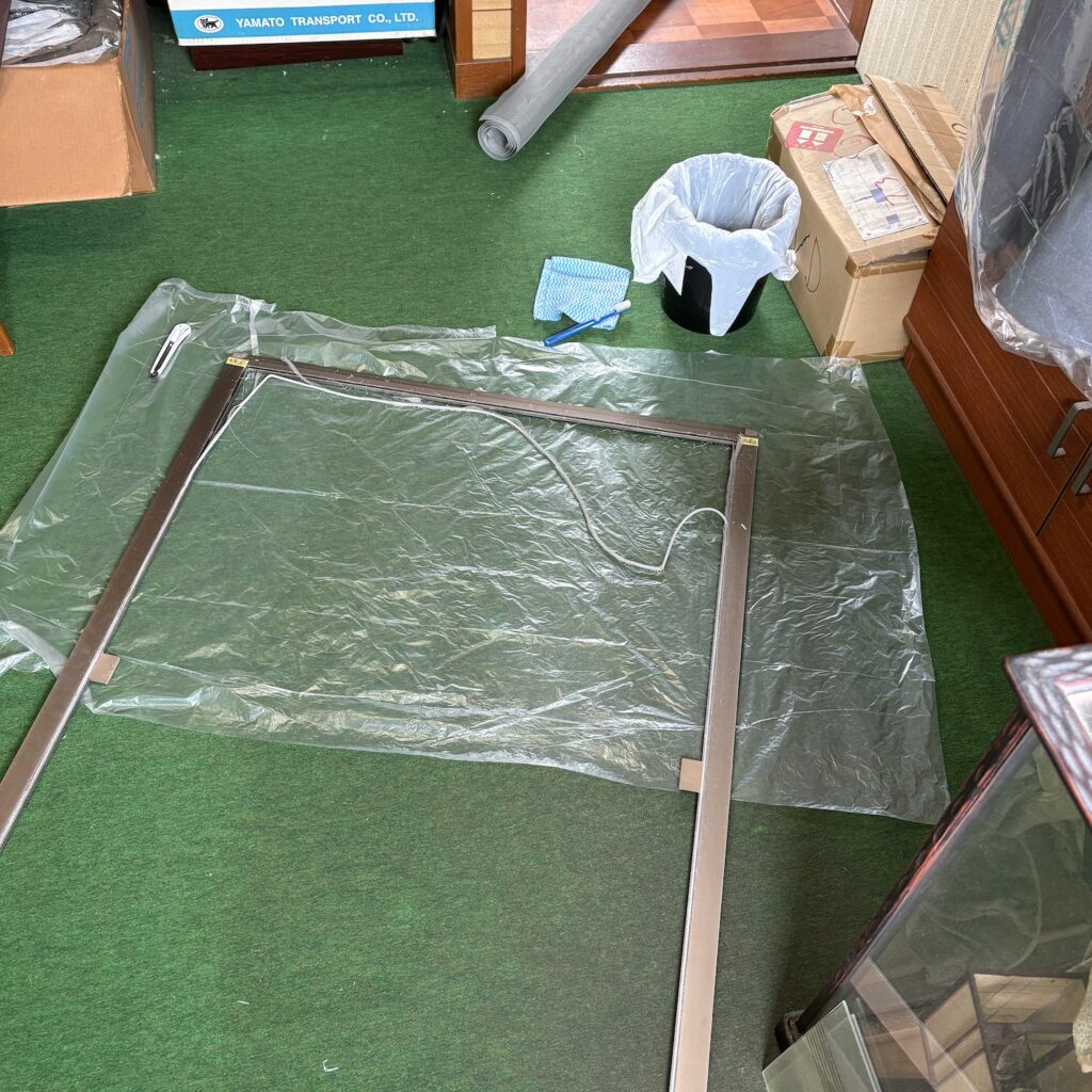 アミ戸張り替え