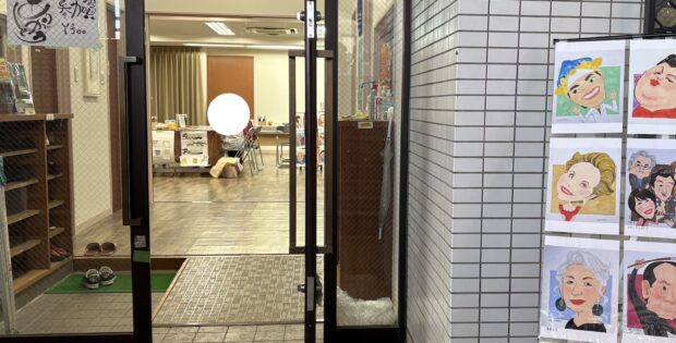 避難訓練マルシェ風景