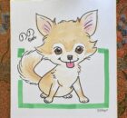 ワンコ似顔絵サンプル