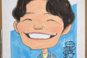 星野源さん似顔絵