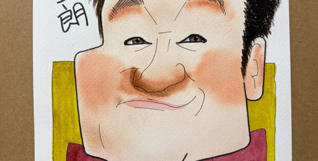佐藤二朗さん似顔絵