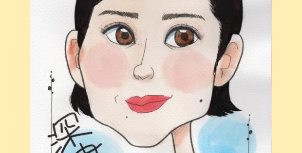 深津絵里似顔絵