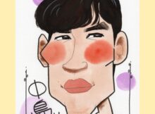 中島歩さん似顔絵