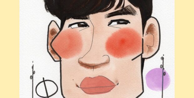 中島歩さん似顔絵