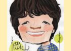 岡山天音さん似顔絵