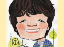 岡山天音さん似顔絵